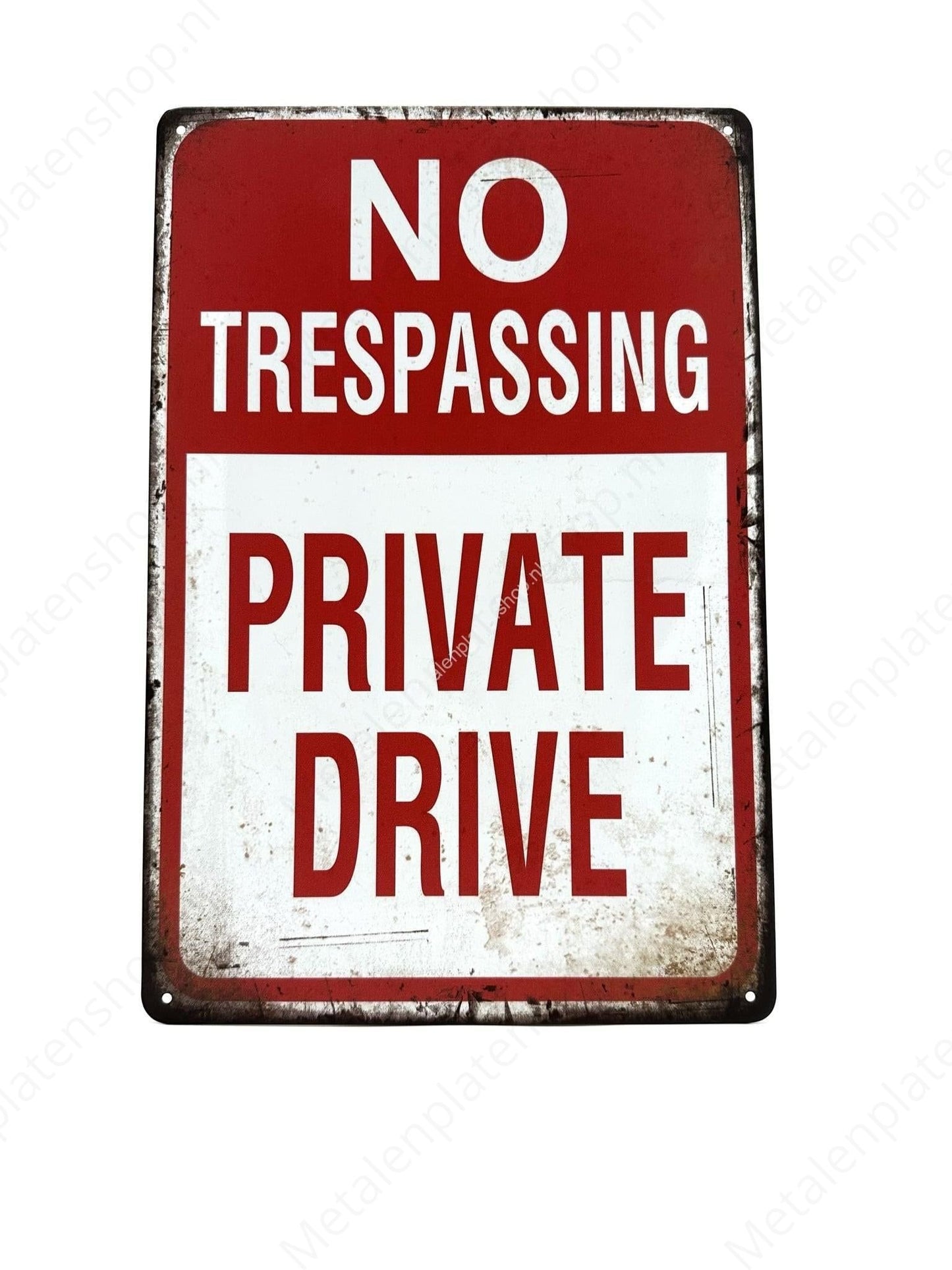 No Trespassing Private Drive