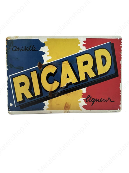 Ricard - Franse Drank Metalen Wandbord