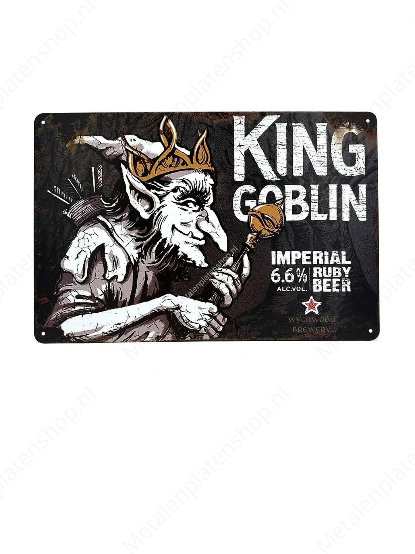 King Goblin - Metal Wall Sign