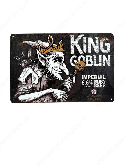 King Goblin - Metal Wall Sign