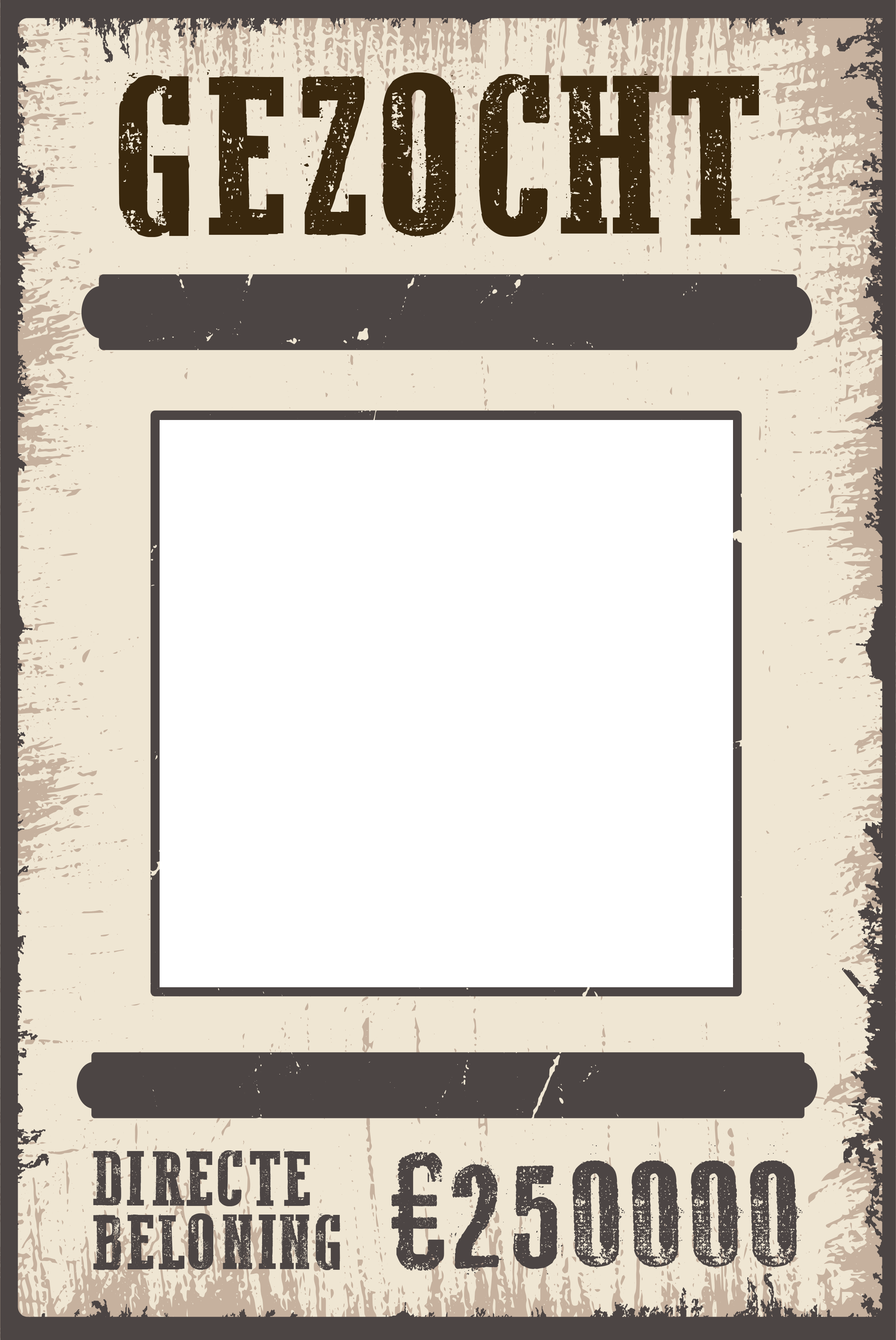 Loslopende Gek - Met eigen tekst & foto - Metalen Wandbord