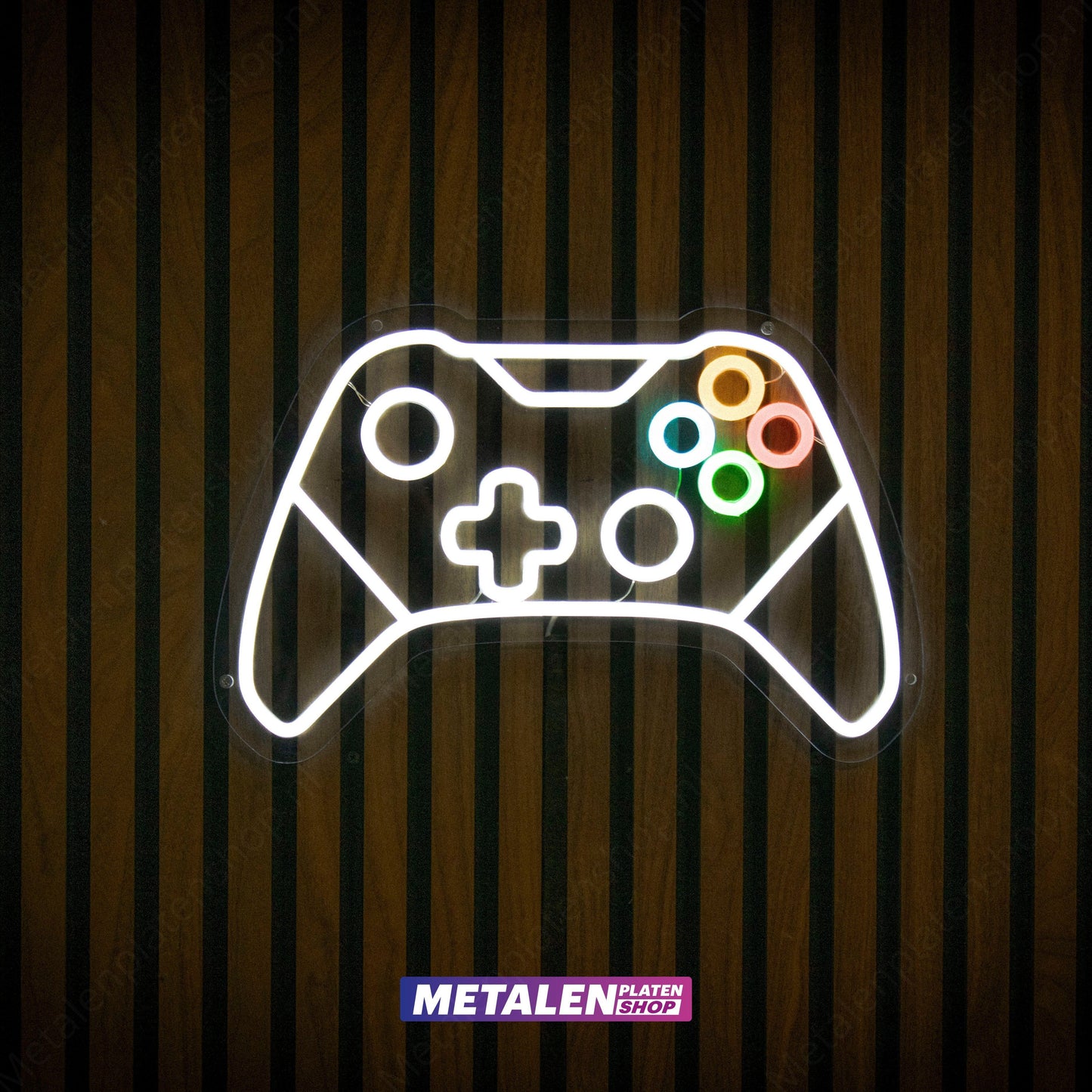 Gamecontroller - Neonschild - LED