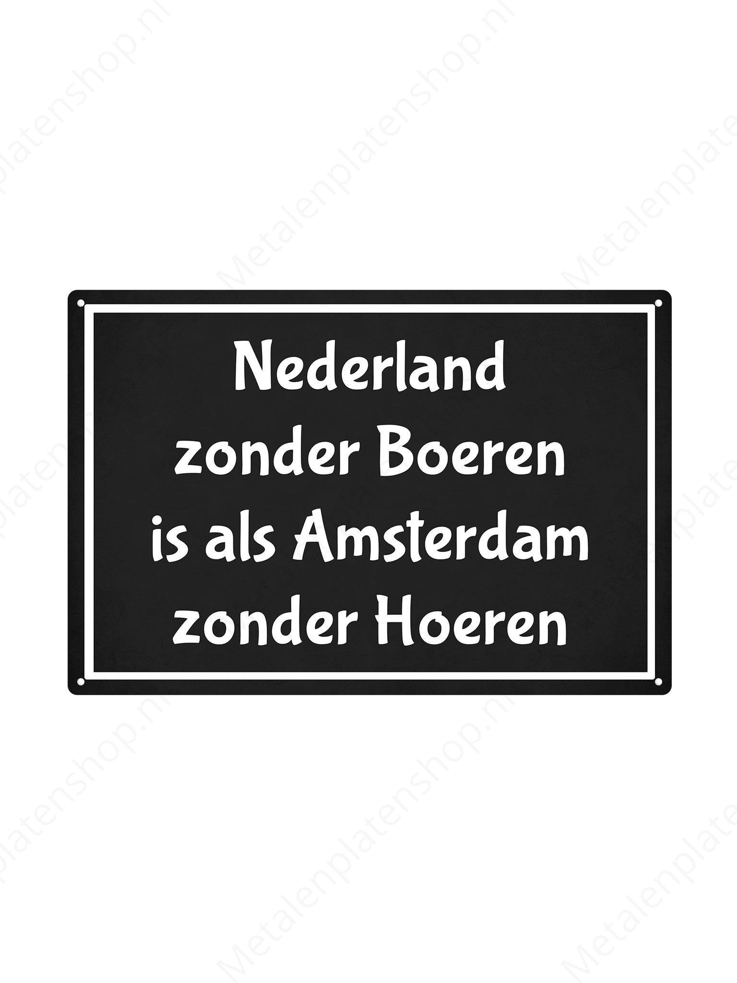 The Netherlands without farmers is like Amsterdam without whores