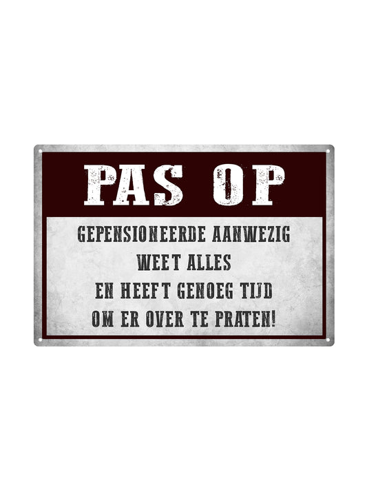 Pas op gepensioneerde