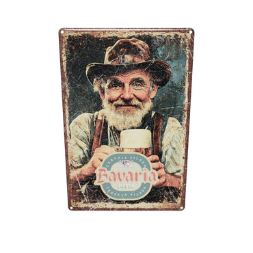 Bavaria metalen wandbord