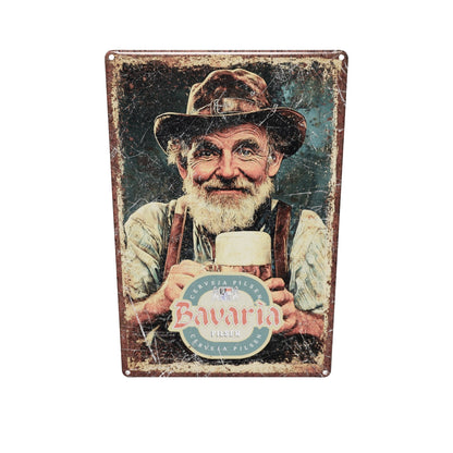 Bavaria metalen wandbord