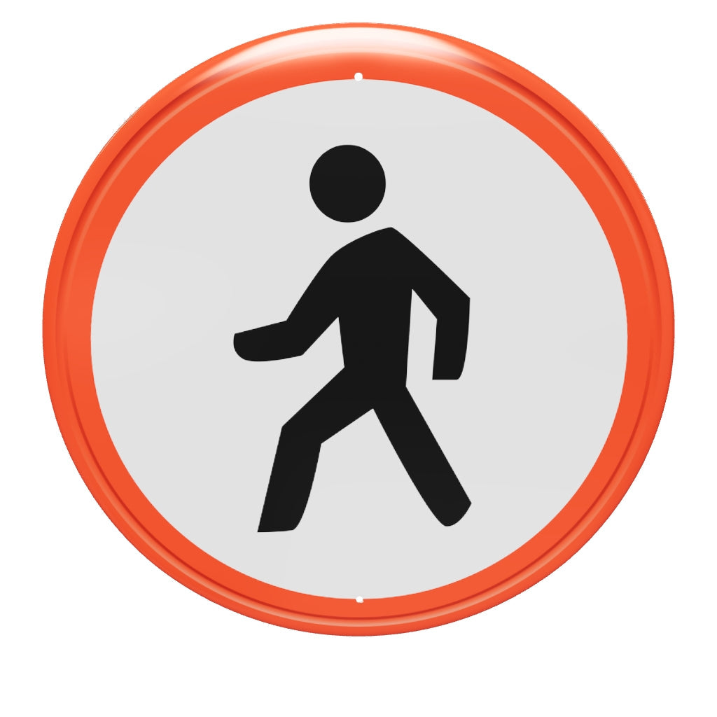 Verboden voetgangers