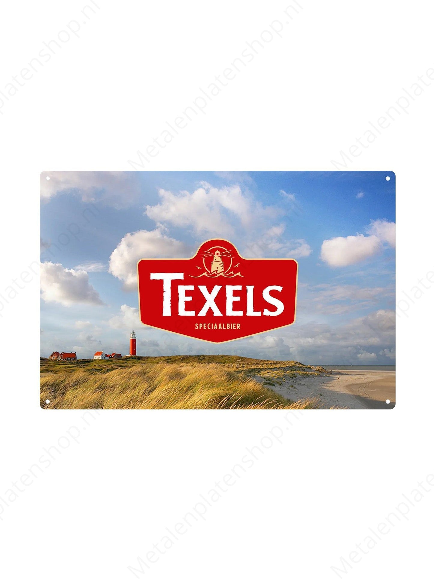 Texel Special Beer with Lighthouse - Metal Wall Sign