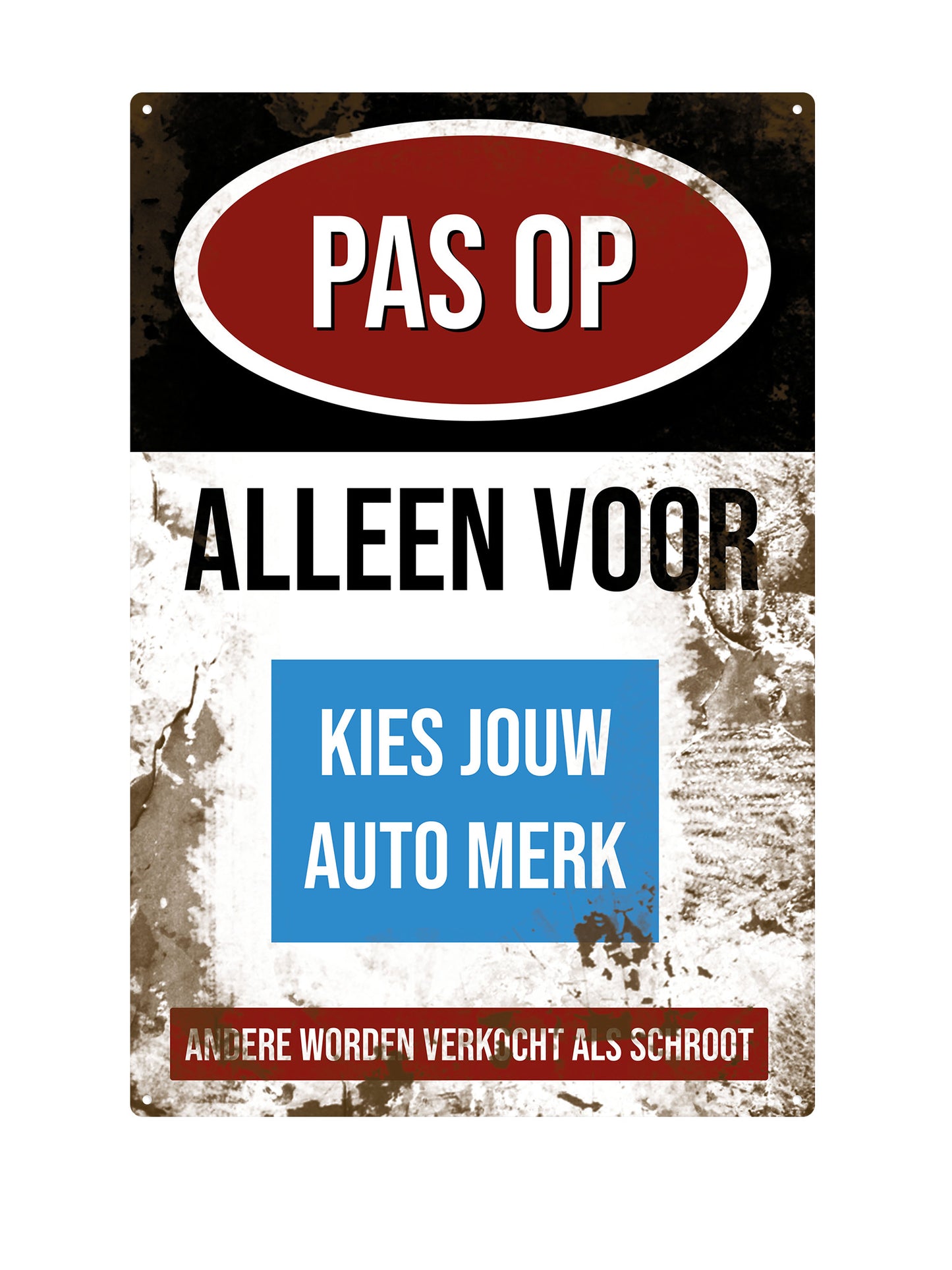 Parking Only - Anderen worden verkocht als schoot