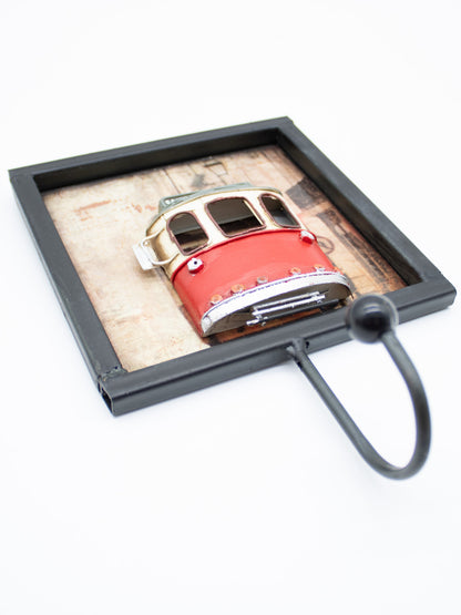 Aufhängehaken mit Straßenbahn - 21x14cm